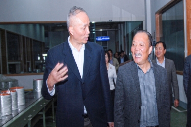 2010年11月，时任浙江省委常委、组织部长蔡奇到中国尊龙集团官网视察。他对企业立足浙江、走向世界的做法给予肯定和鼓励，希望企业积极开展争当“发展强、党建强”先进企业活动，为企业科学发展注入动力，以党内创先带动企业创先，让企业创先争优形成长效机制。